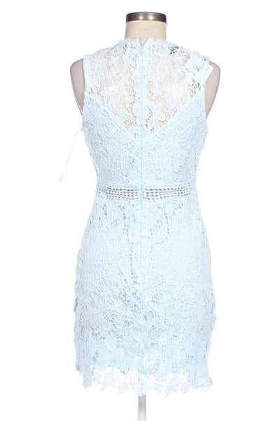 Eilly Bazar Blue Lace Womens Dress