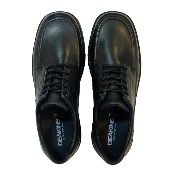 Deakins Black Leather Mens Shoes