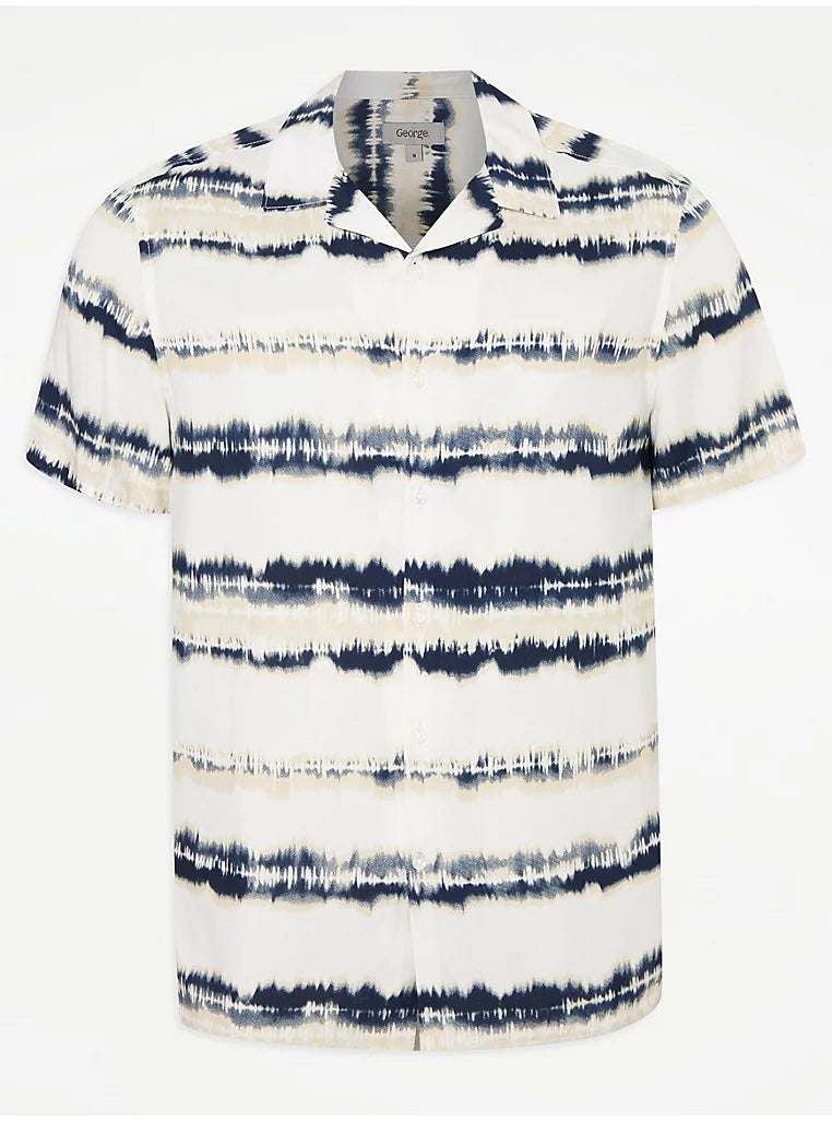 George Tie Dye Lightweight Short Sleeve Mens Shirt