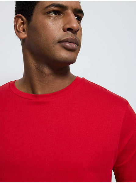 George Red Crew Neck Mens T-Shirt