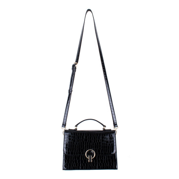 Clarks Black Cabana Moon Mini Satchel Messenger Womens Bag