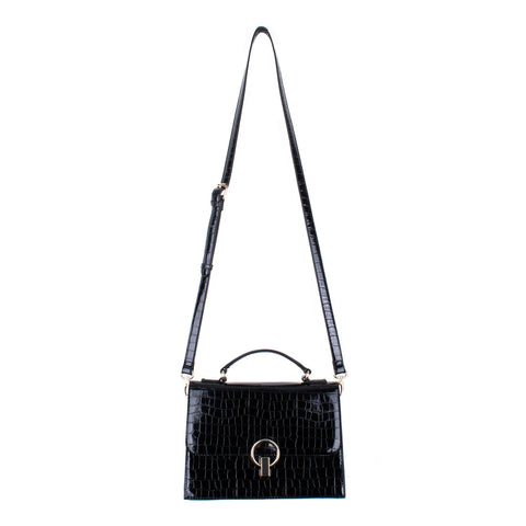 Clarks Black Cabana Moon Mini Satchel Messenger Womens Bag