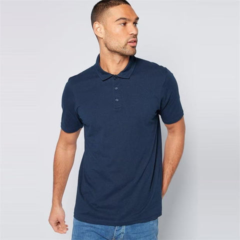 Studio Navy Blue RF Jersey Mens Poloshirt