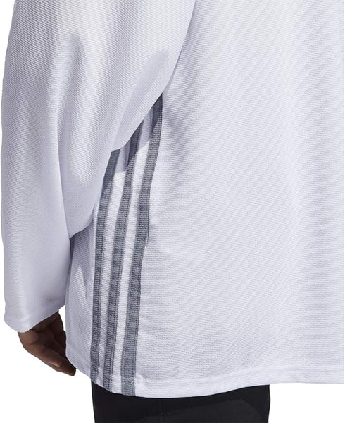 Adidas White Hockey AdiTeam Practice Goalie Training Mens Jersey