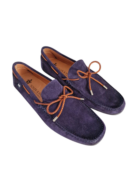 Soler & Pastor Navy Mens Loafers