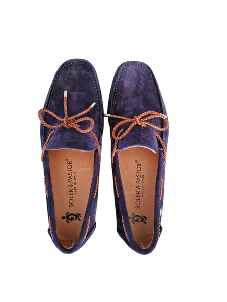 Soler & Pastor Navy Mens Loafers