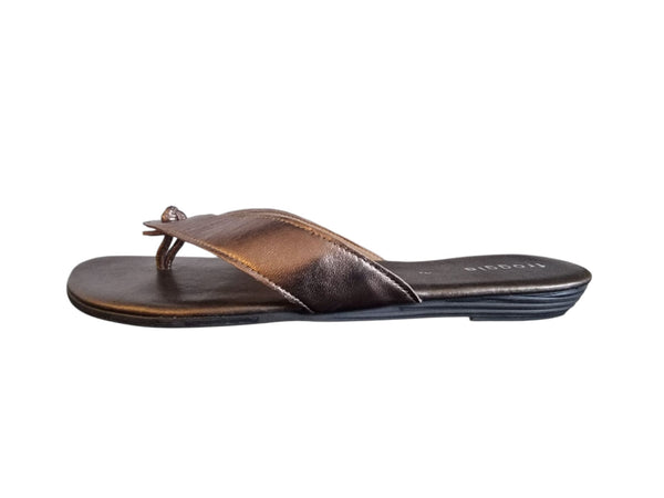 Froggie Metallic Lead Womens Sandals