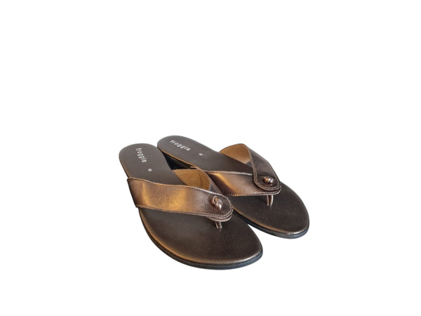 Froggie Metallic Lead Womens Sandals