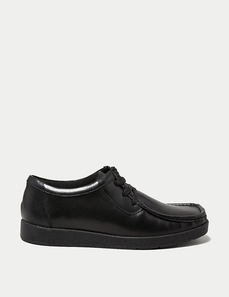 M&S Black Leather Shoes
