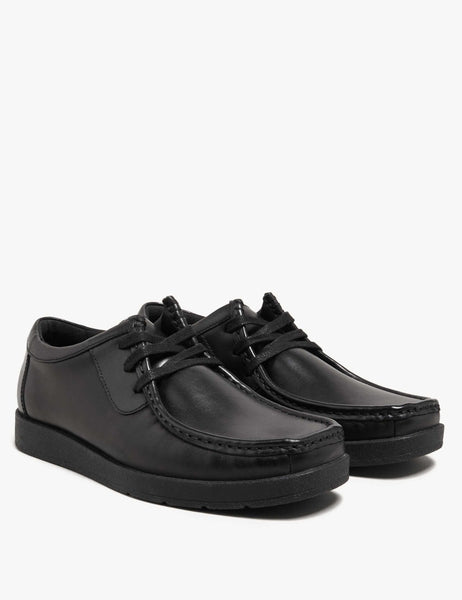 M&S Black Leather Shoes