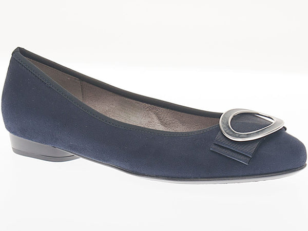 Jenny Navy Womens Flat Shoes