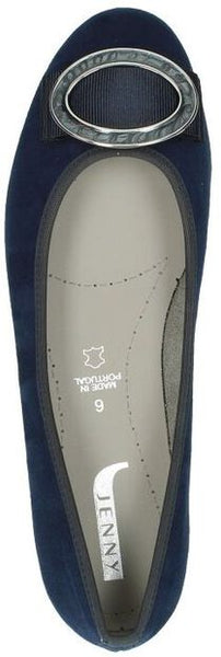 Jenny Navy Womens Flat Shoes