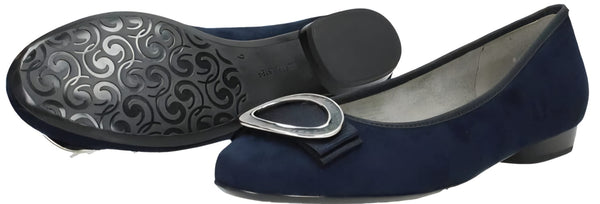 Jenny Navy Womens Flat Shoes