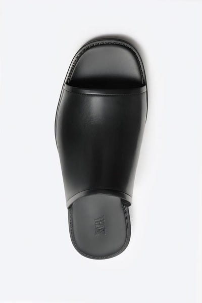 Zara Black Mens Sandals