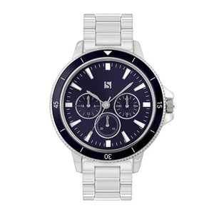 Spirit Silver Analogue Quartz Mens Wrist Watch