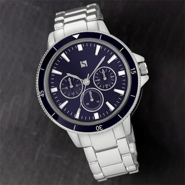 Spirit Silver Analogue Quartz Mens Wrist Watch
