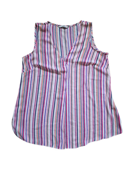 George Multi Colored Striped Womens Top