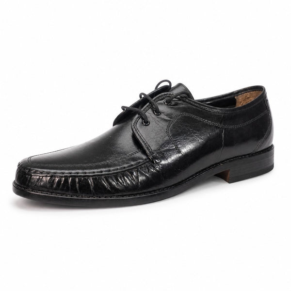 Clarks Black Leather Extra Wide Mens Shoes