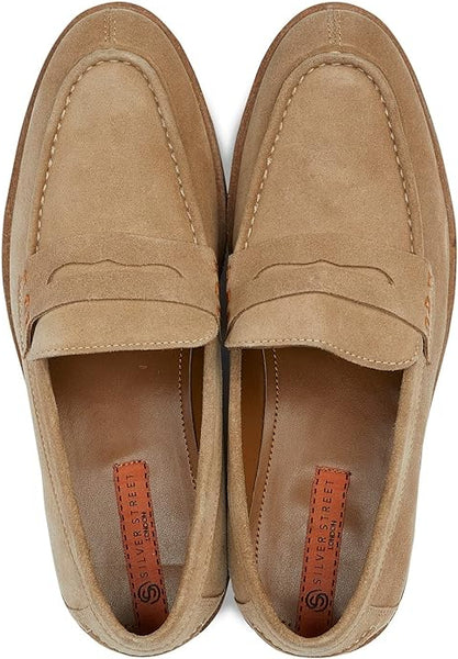 Silver Street London Morgan Suede Leather Mens Loafers