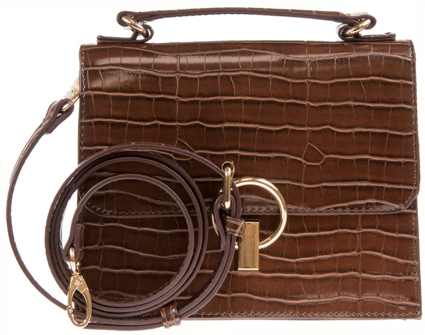 Clarks Brown Cabana Moon Mini Satchel Messenger Womens Bag