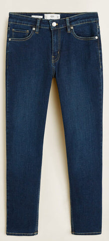 Mango Blue Sculpts Skinny Stretchy Older Girls Jeans