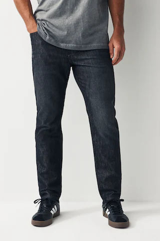 Next Black Straight Fit Mens Jeans