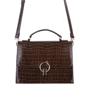 Clarks Brown Cabana Moon Mini Satchel Messenger Womens Bag