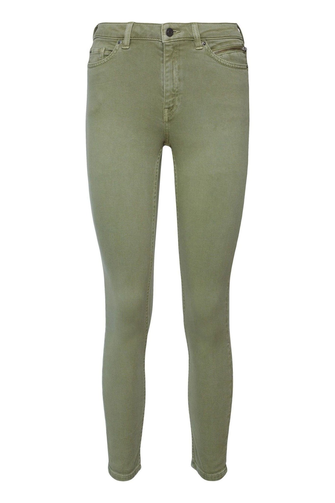 Espirit Green Chino Skinny Stretchy Womens Jeans