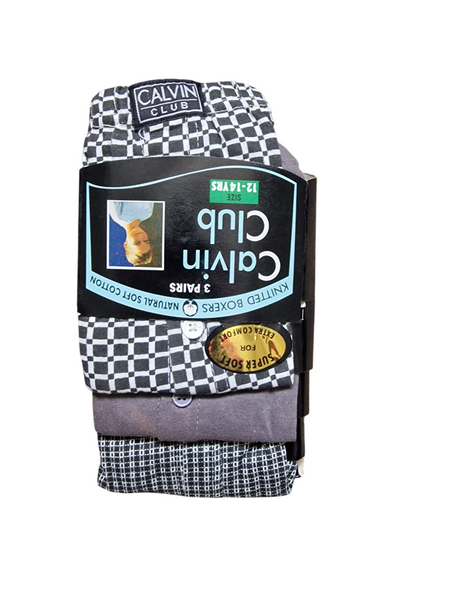 Calvin Club 3 Pack Boys Boxers
