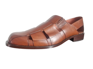 Barker Jazz Fisherman Brown Real Leather Mens Shoes