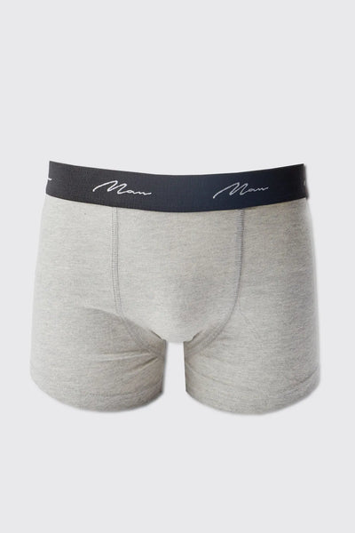 Boohoo 3 Pack Man Signature Mixed Colour Mens Boxers