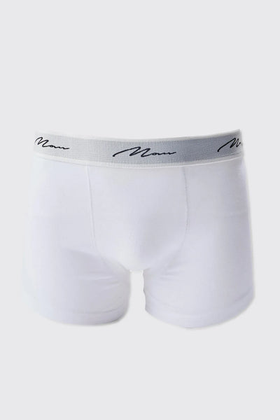 Boohoo 3 Pack Man Signature Mixed Colour Mens Boxers