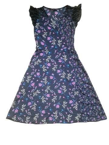 George Blue Floral Womens Dress