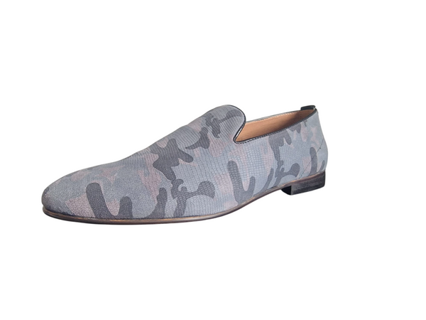 H by Hudson Grey Camo Mens Loafers
