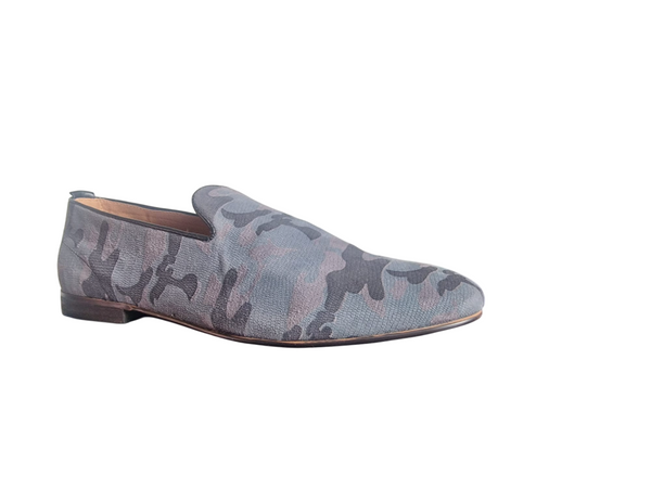 H by Hudson Grey Camo Mens Loafers