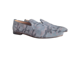 H by Hudson Grey Camo Mens Loafers