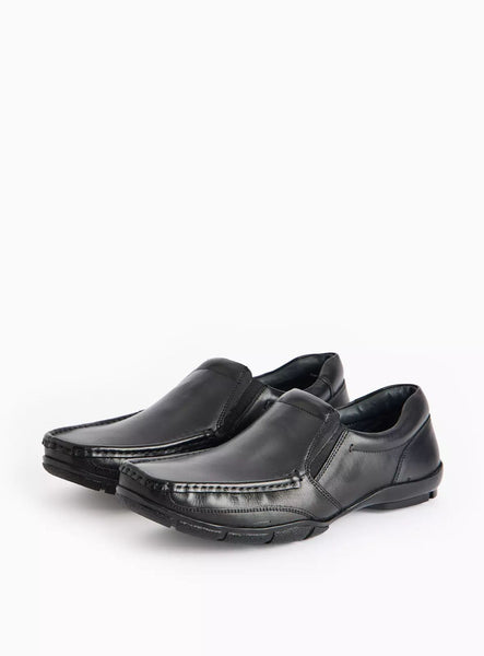 Tu Black Sole Comfort Mens Loafers
