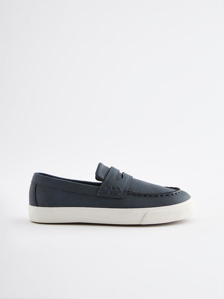 Next Navy Boys Loafers