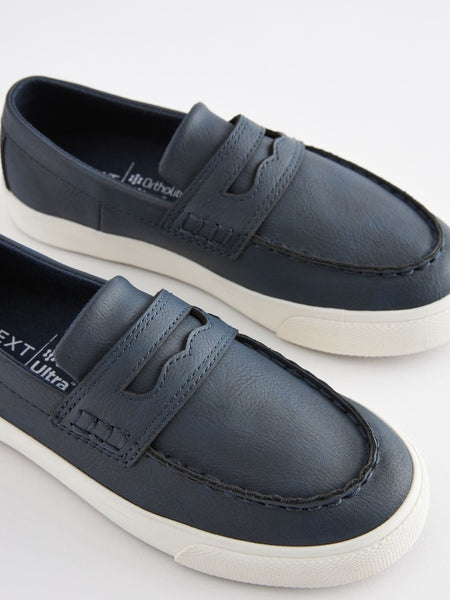 Next Navy Boys Loafers