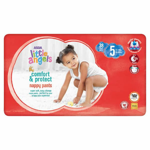 Asda Little Angels Baby Diapers  Size 5