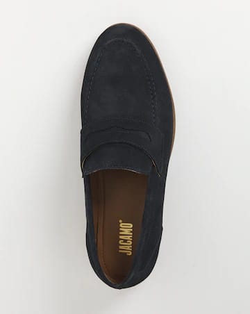 Jacamo Navy Suede Mens Loafers
