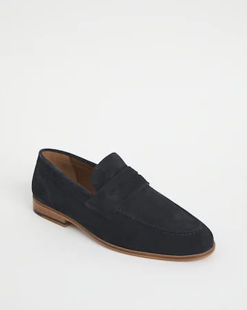 Jacamo Navy Suede Mens Loafers