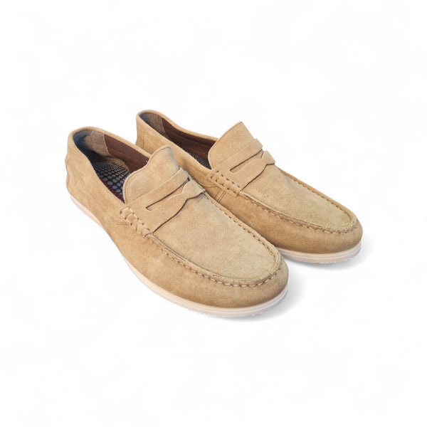 Base London Taupe  Mens Loafers