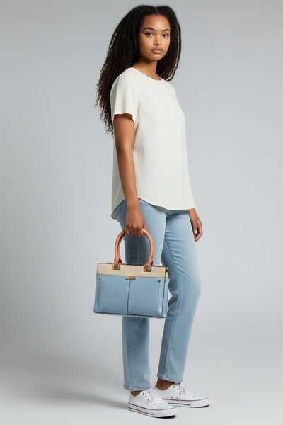 Bessie London Blue Womens Bag
