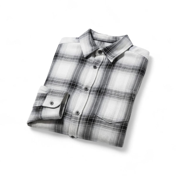 George Black & White Mens Shirt