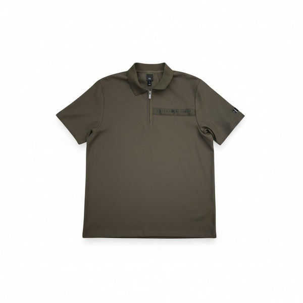 River Island Dark Green Mens Polo Shirt