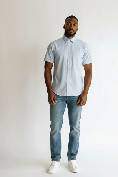 High& Mighty Blue Classic Cut Mens Shirt