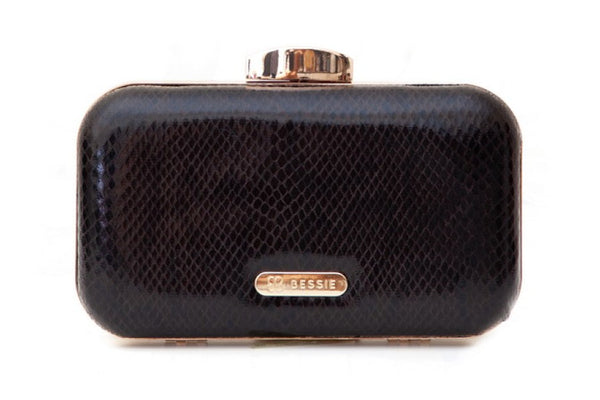 Bessie Black Womens Clutch Bag