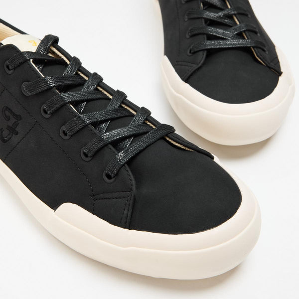 Farah Black Lace Up Mens Trainers
