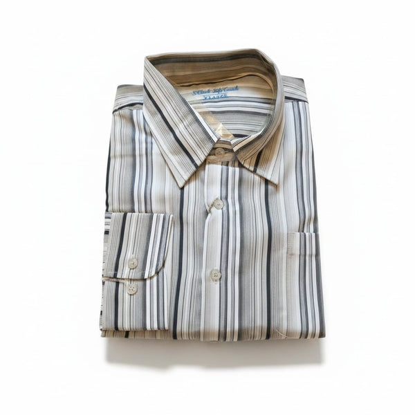 Simon Clark Stripe Long Sleeve Mens Shirt